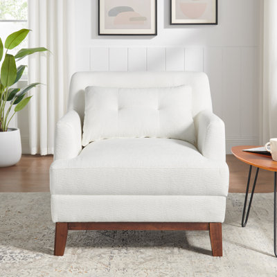 31'' Wide Upholstered Armchair With Pillow