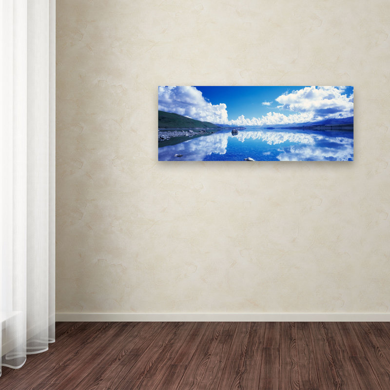 Lake Tekapo Reflections Blue and White Canvas Landscape Art