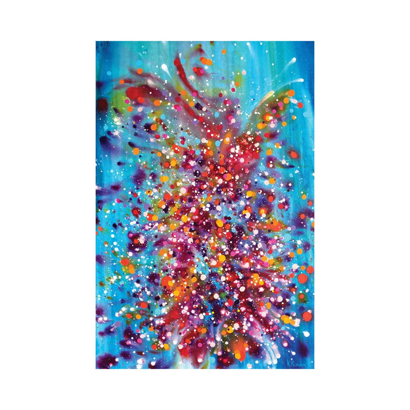 A Dance Between Time And Space by Kristen Pobatschnig - Wrapped Canvas Painting, 66.04 cm H x 45.72 cm W x 1.91 cm D
