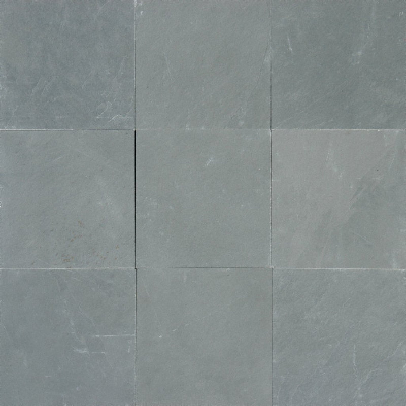 Carreau de mur et de plancher en pierre ardoise 24 po x 24 po, Bleu Montauk