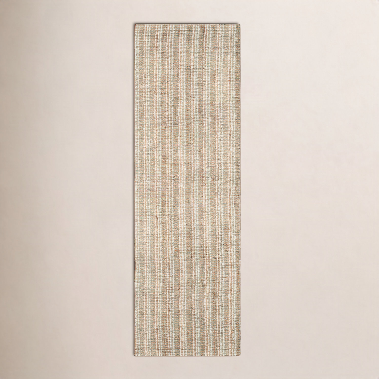 Alda Natural Hand-Woven Jute Rug, Runner 2'6" x 14'