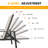 Outdoor Aluminum Chaise Lounge with 3D Double-Layer Textilene and 6-Position Adjustable Backrest