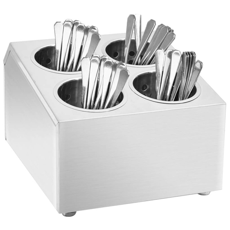 Stainless Steel Square Utensil Holders/Pots/Jars