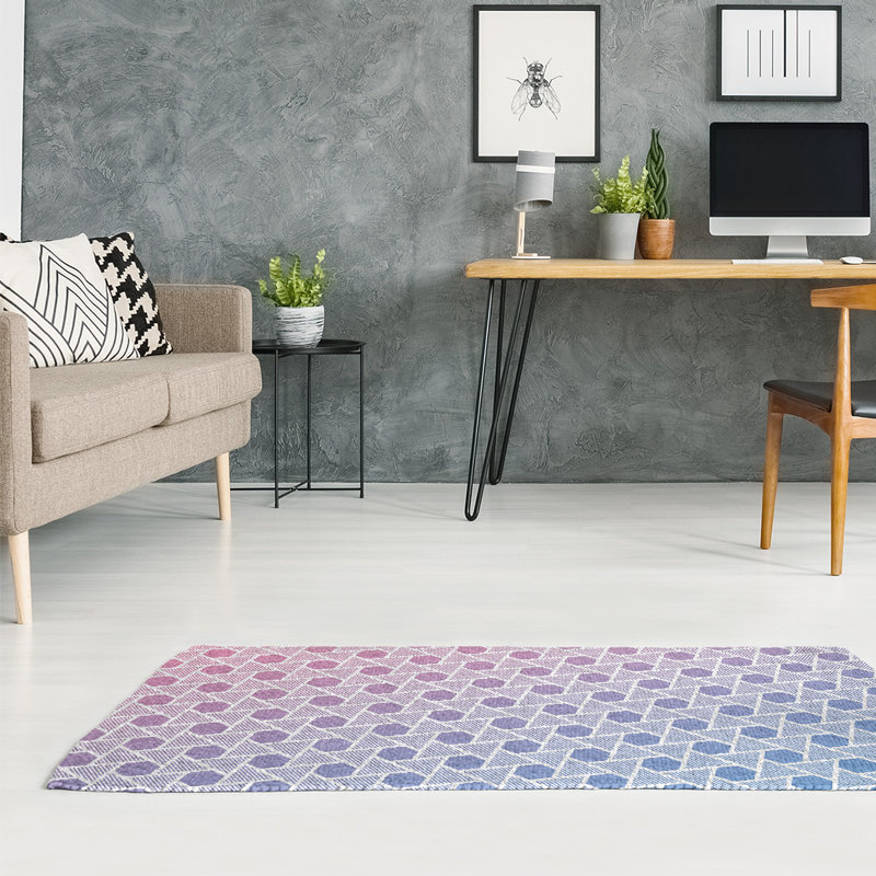 Chenille Geometric Indoor Rug, Rectangle 2' x 3'