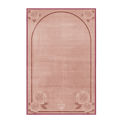 Tapis rose moderne et contemporain Bucktown Valentines