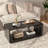 Rectangular Coffee Table With Storage For Living Room, Small Spaces-216558236