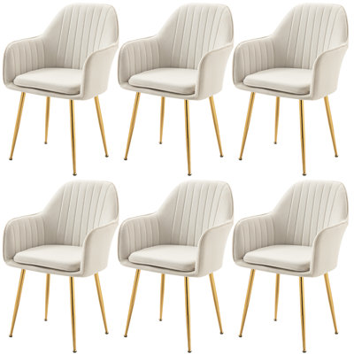 Chaise de salle à manger rembourrée Alany