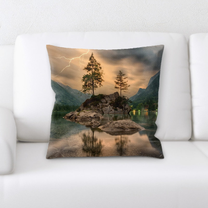 Microsuede Throw Pillow