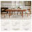 72-92" Extendable Dining Table for 6 to 10 - Rectangle Solid Wood Dining Table