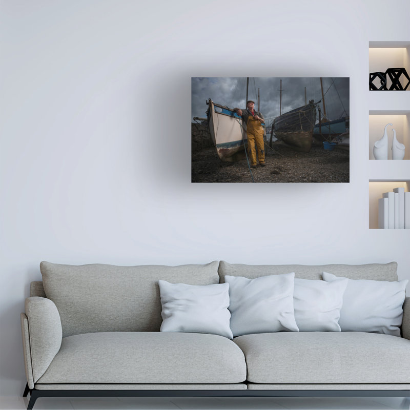 Mk.   Oyster Catcher Canvas Art, 12" H x 19" W