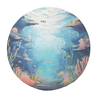 Sea Life Patterns Braided Rug