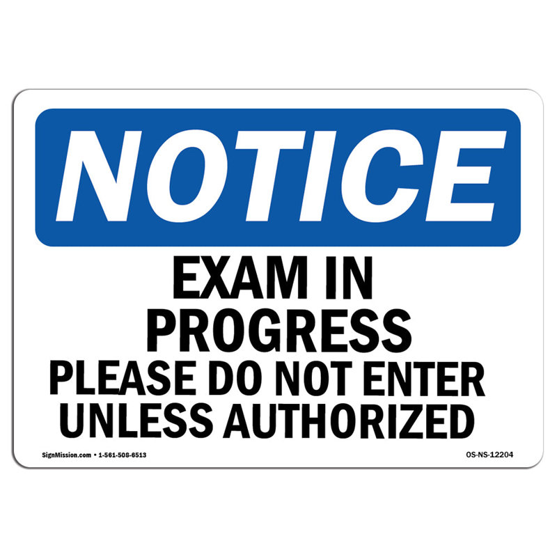Notice Sign