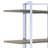 Libby Chrome Finish Bookshelf