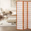 Paravent 3 panneaux en bois de 5,8 pi de hauteur, cloison pliante d'intimité pour dortoirs et chambres d'enfants