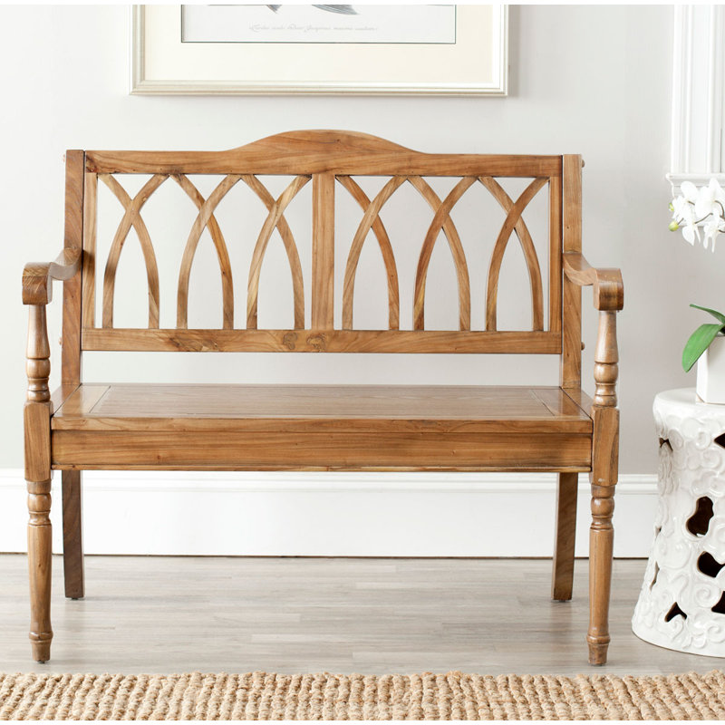 Lords Upholstered Bench, Oak