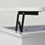 High Gloss Coffee Table With Drawer, Living Room Table Height Adjustable With 16 Colour LED-379175865
