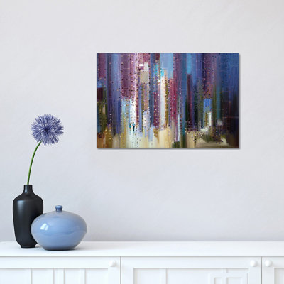 City Romance by Ekaterina Ermilkina - Painting on Canvas