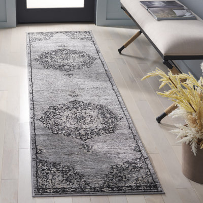 Tapis oriental gris / noir Sandstrom