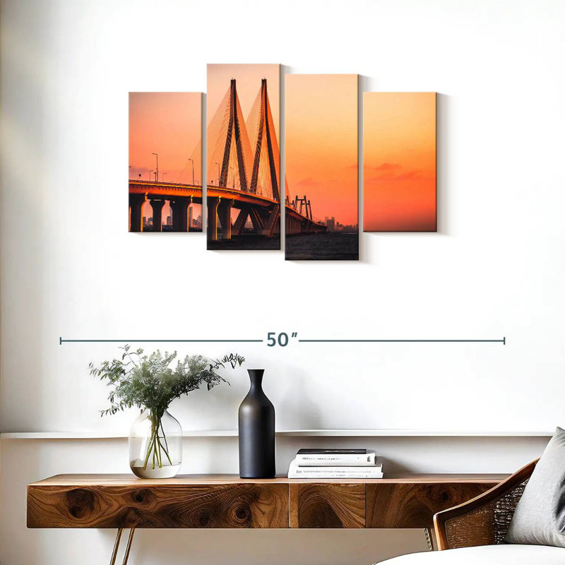 Pont Lilie Bandra-Worli, H 22 po x l 36 po
