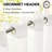 Outdoor Waterproof Faux Linen Voile Grommet Sheer Curtains（Set of 2）-1460642108-1460642110