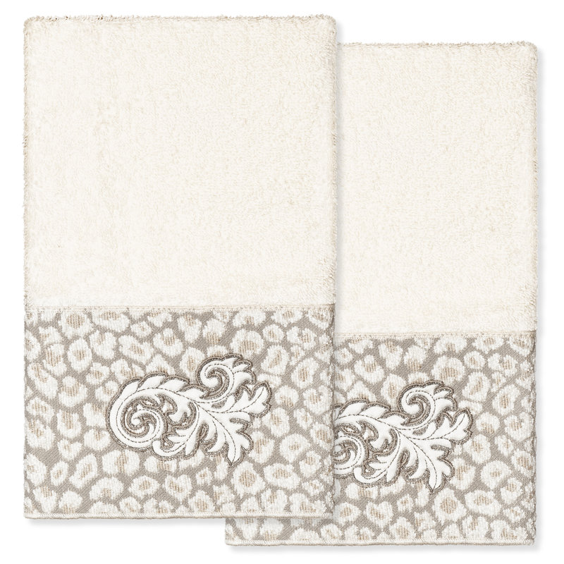  Turkish Cotton Hand Towel, Cream