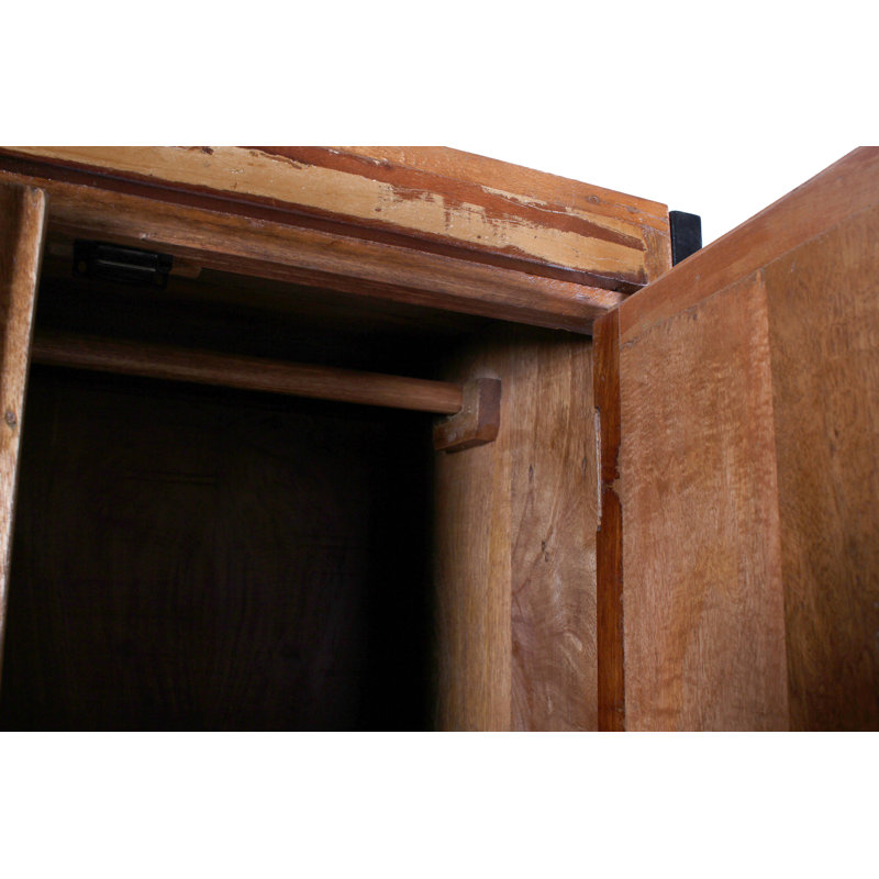 Esha 2 Door Solid Wood Wardrobe