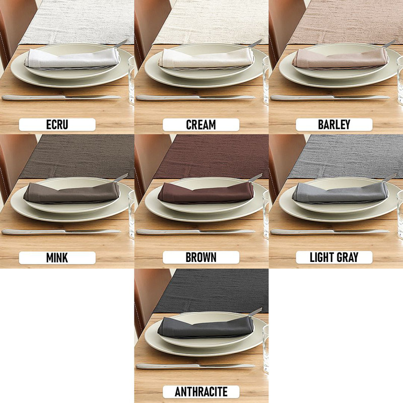 Dinner Square Napkin Set, 20" W x 20" L, Duck Green