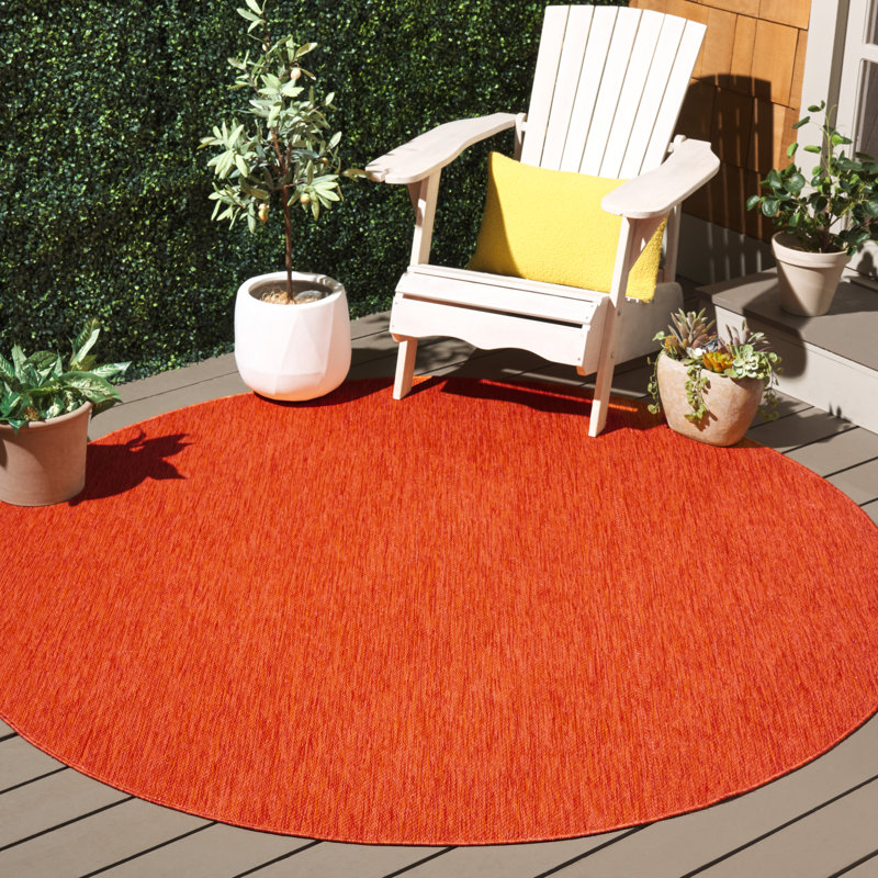 Tapis intérieur / extérieur Ferriera, Rond 6 pi 7 po
