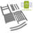 Oxing HDPE Outdoor Rocking Chair-1829223231