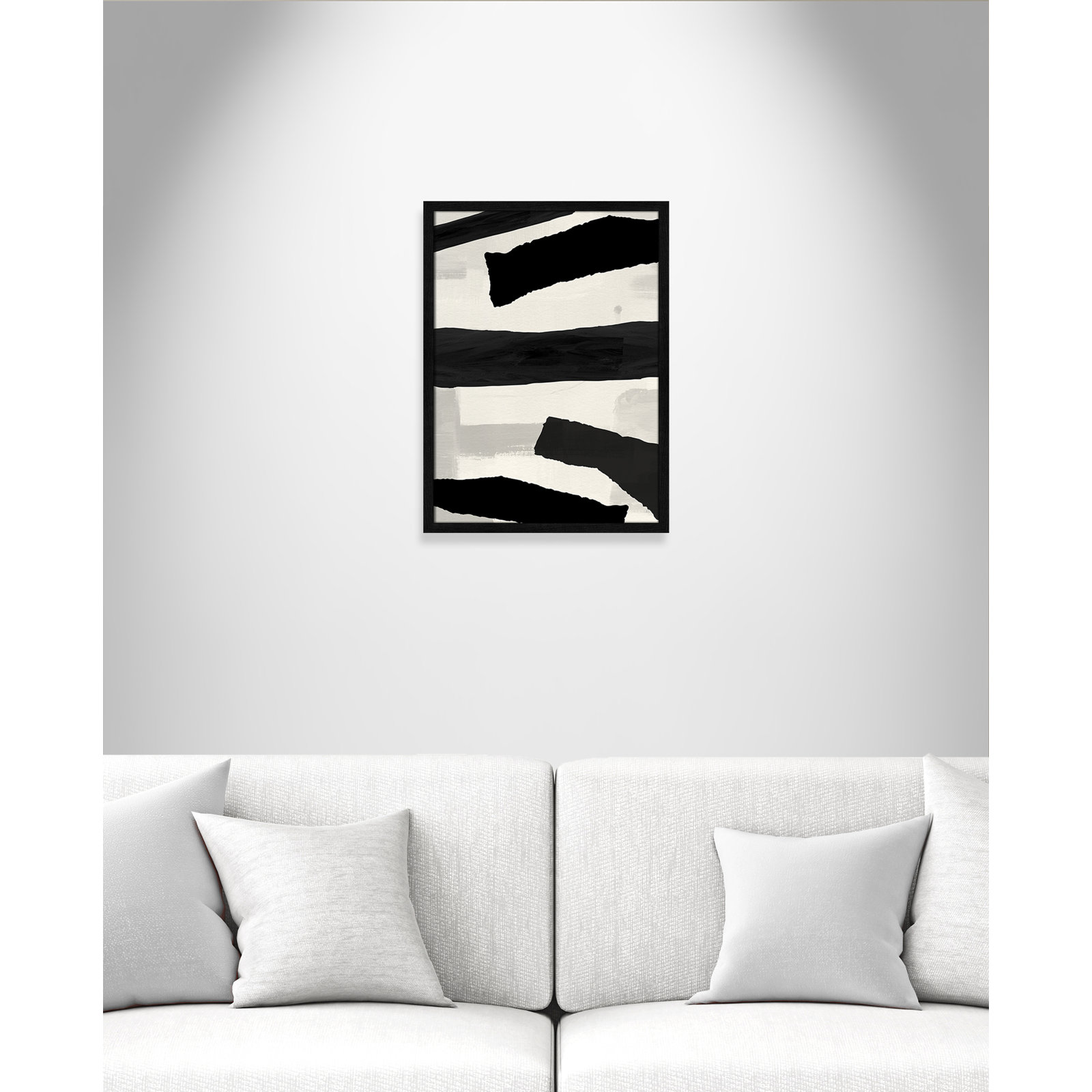 Mountain Paths I Print, 23" H x 17" W x 0.75" D, Black