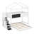 Twin Over Full House Bunk Bed With Blackboard-1507250249