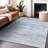 Machine Washable Indoor/Outdoor Christain ACN1250 Sky Rug-109531648