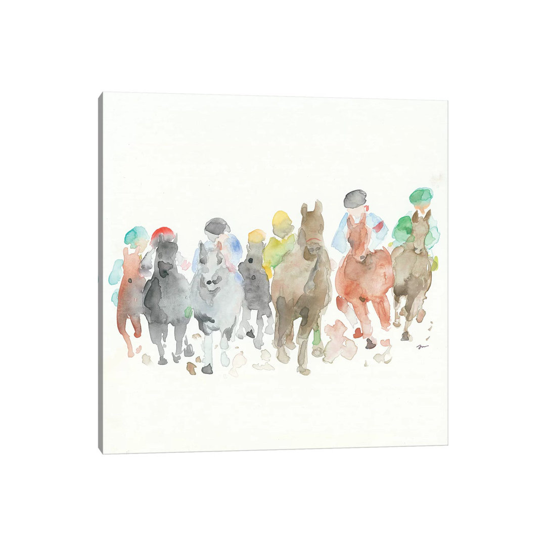 The Race by Jessica Mingo - Wrapped Canvas Painting