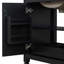 Meuble-lavabo de 30 po avec lavabo, deux portes avec tablette, charnières de porte à fermeture en douceur, style rétro-248203066