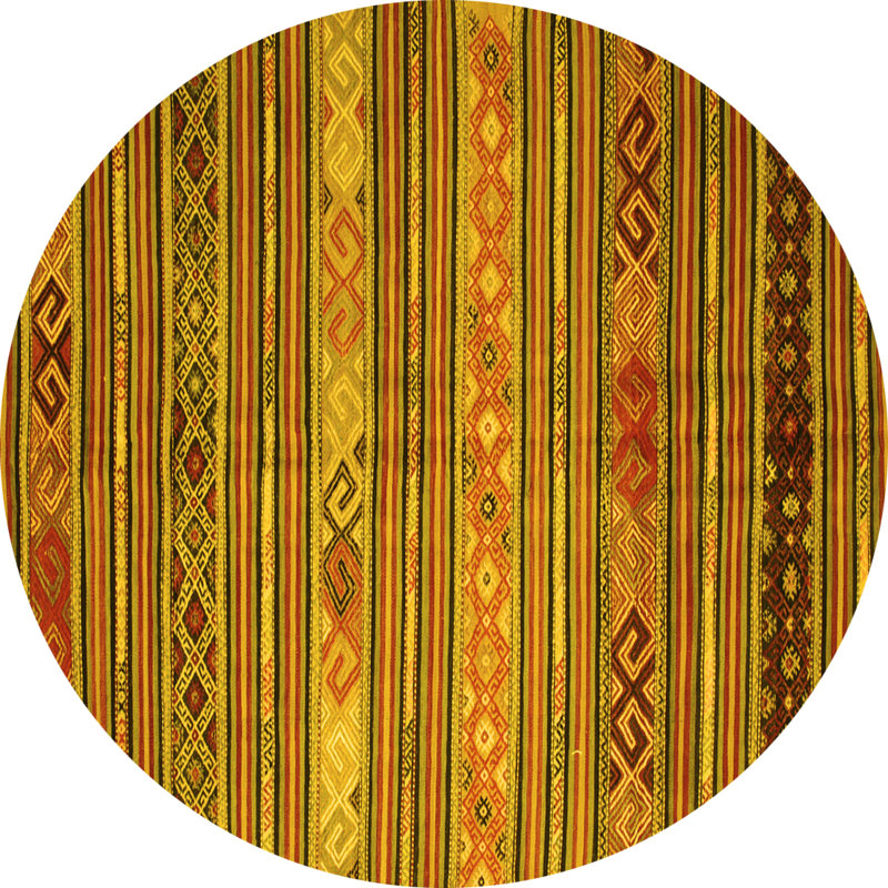 Performance Southwestern Indoor Rug, Round 4'