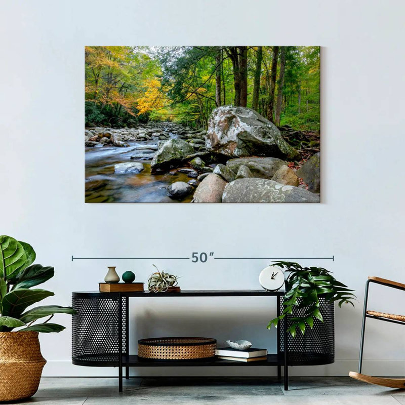 Harnek Autumn Mountain Stream, H 30 po x l 45 po