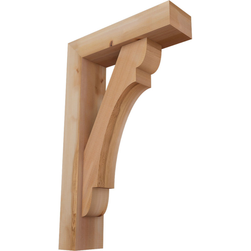 Support de bloc olympique avec entretoise décalée, 32 x 20, Cèdre rouge occidental de l 5 1/2 po (lisse)