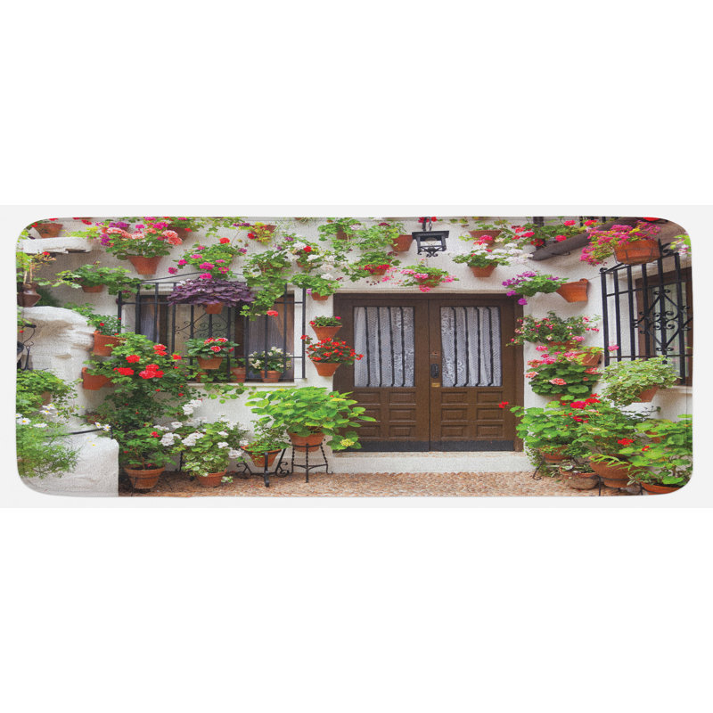 Cottage / Country Synthetic Kitchen Mat