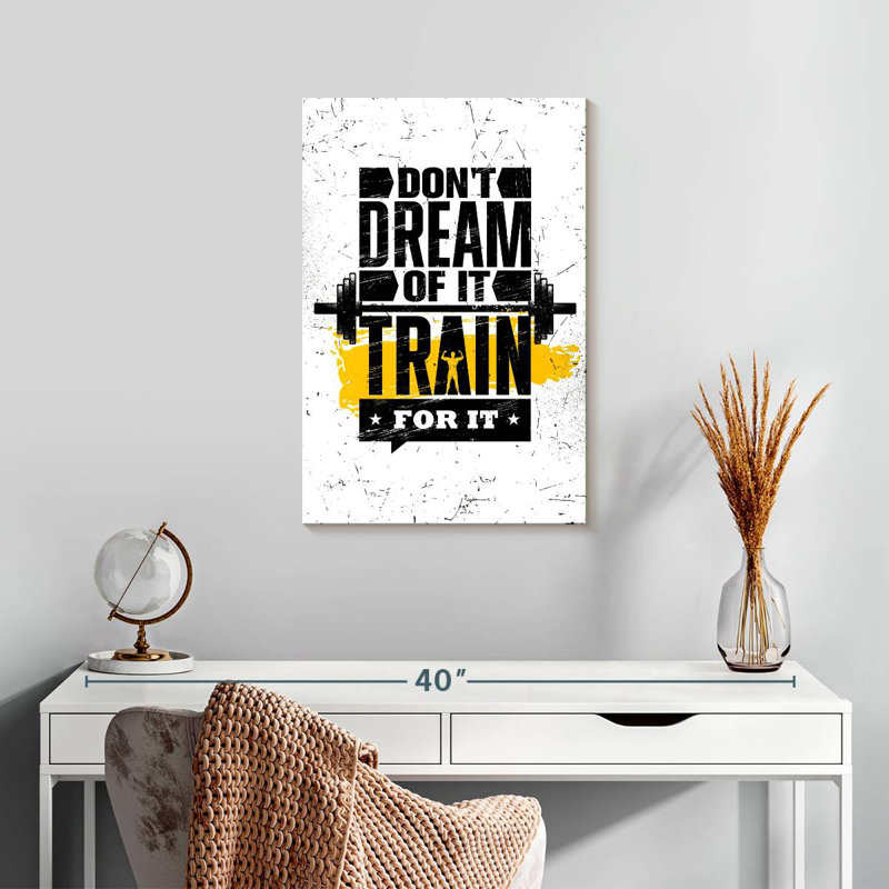 Kema Gym Motivational, 24" H x 16" W