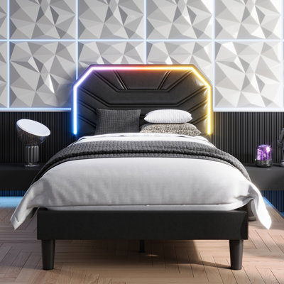 Bed Frames With Lighted Headboard