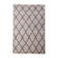 Tapis d'intérieur rectangulaire en laine beige et marron, fait main, à motifs géométriques et noué à la main-1993416942