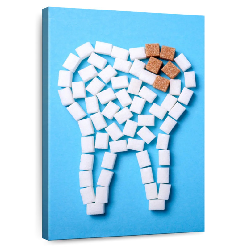Alcaraz Sugar Tooth Decay, 12" H x 8" W