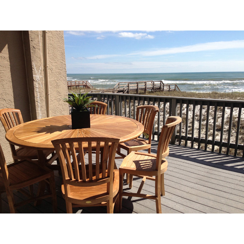 Celise Outdoor Teak Dining Side Chair