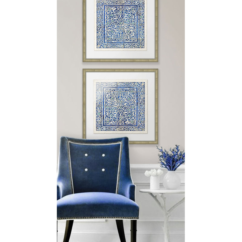 « couleur tiles ii », impression encadrée