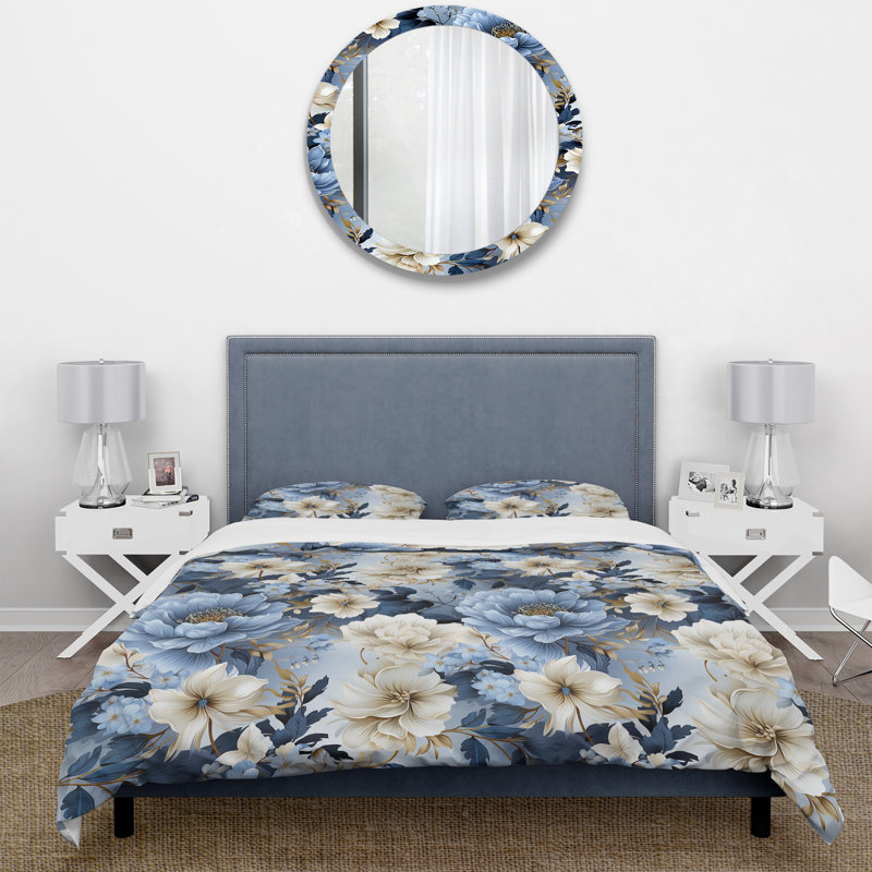 Literie Misty Whispers, Housse de couette simple + 1 taie décorative stan