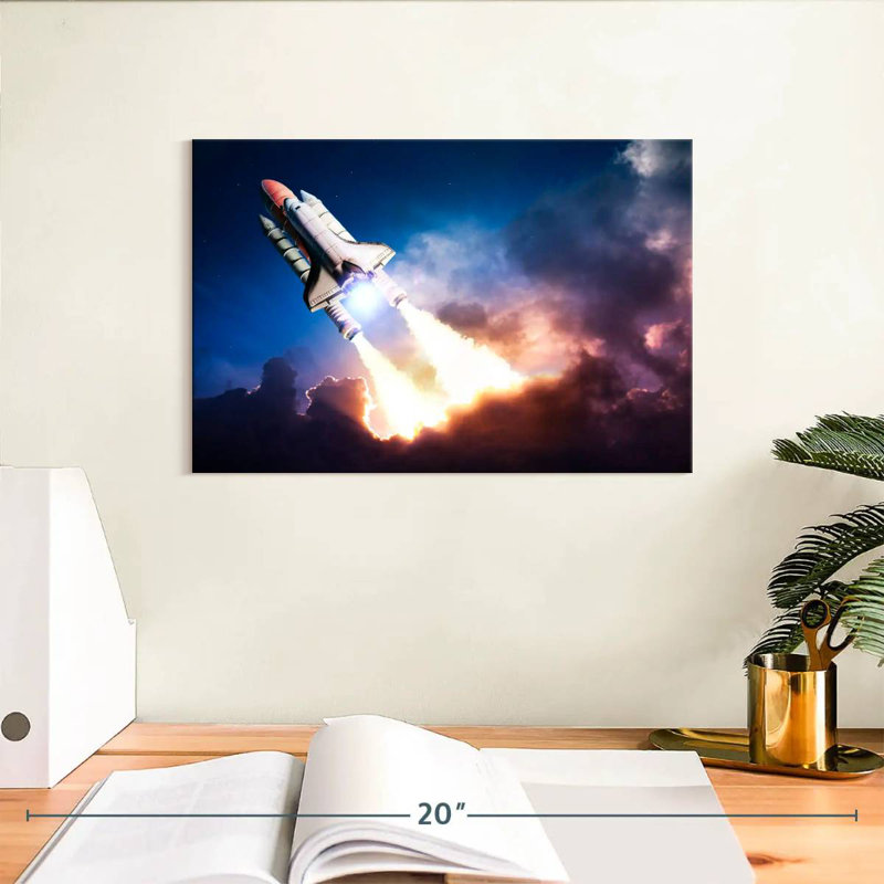 Oberle Mission To Space, 8" H x 12" W