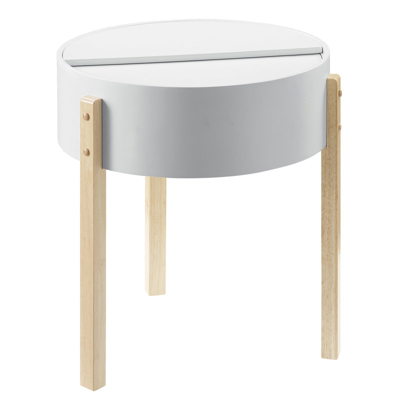 Coffee Table With Hidden Storage, 21.57" H x 20.57" L x 20.57" W