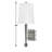 Metro Collection Armed Sconce