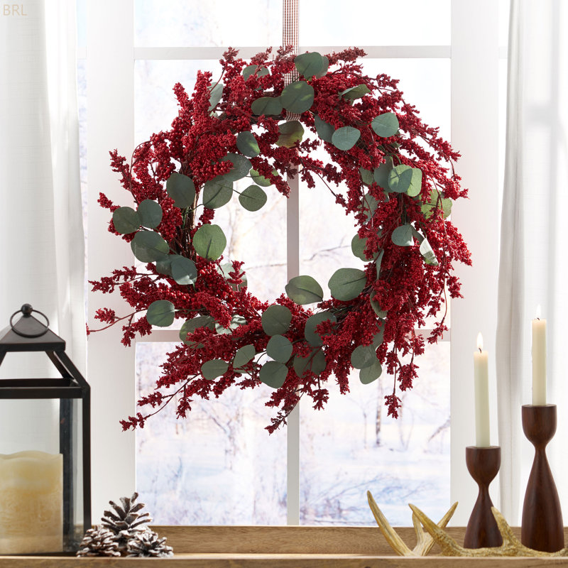 EUCALYPTUS/BERRY WREATH