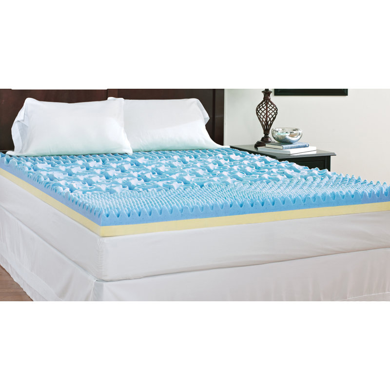 Surmatelas de matelas en mousse à mémoire de forme 4", Très grand